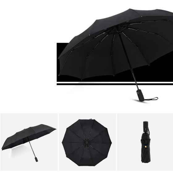 Storm-Proof Folding Umbrella – Durable Wind-Resistant Design