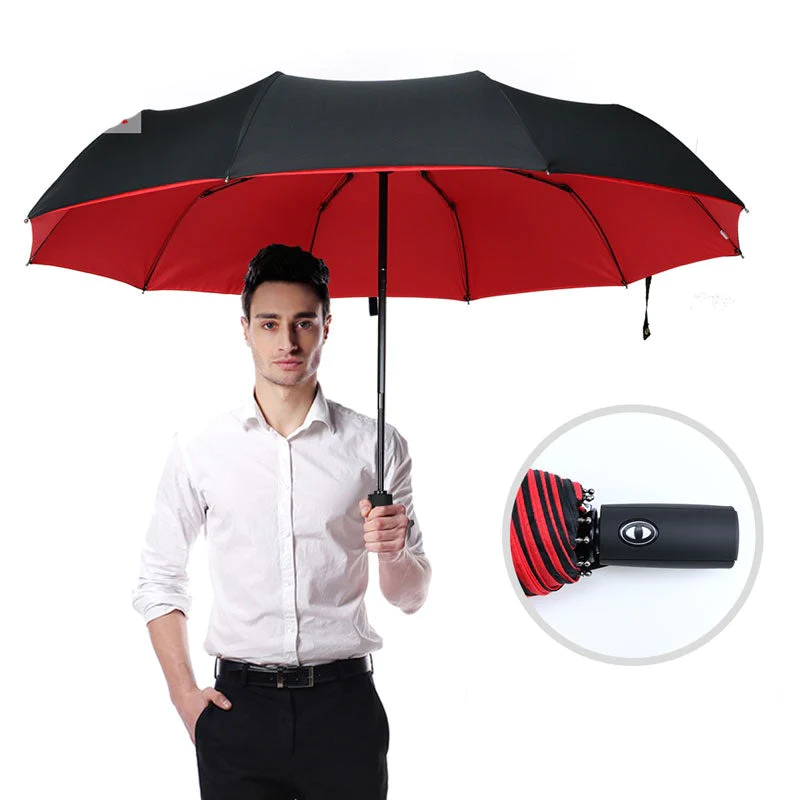 Storm-Proof Folding Umbrella – Durable Wind-Resistant Design